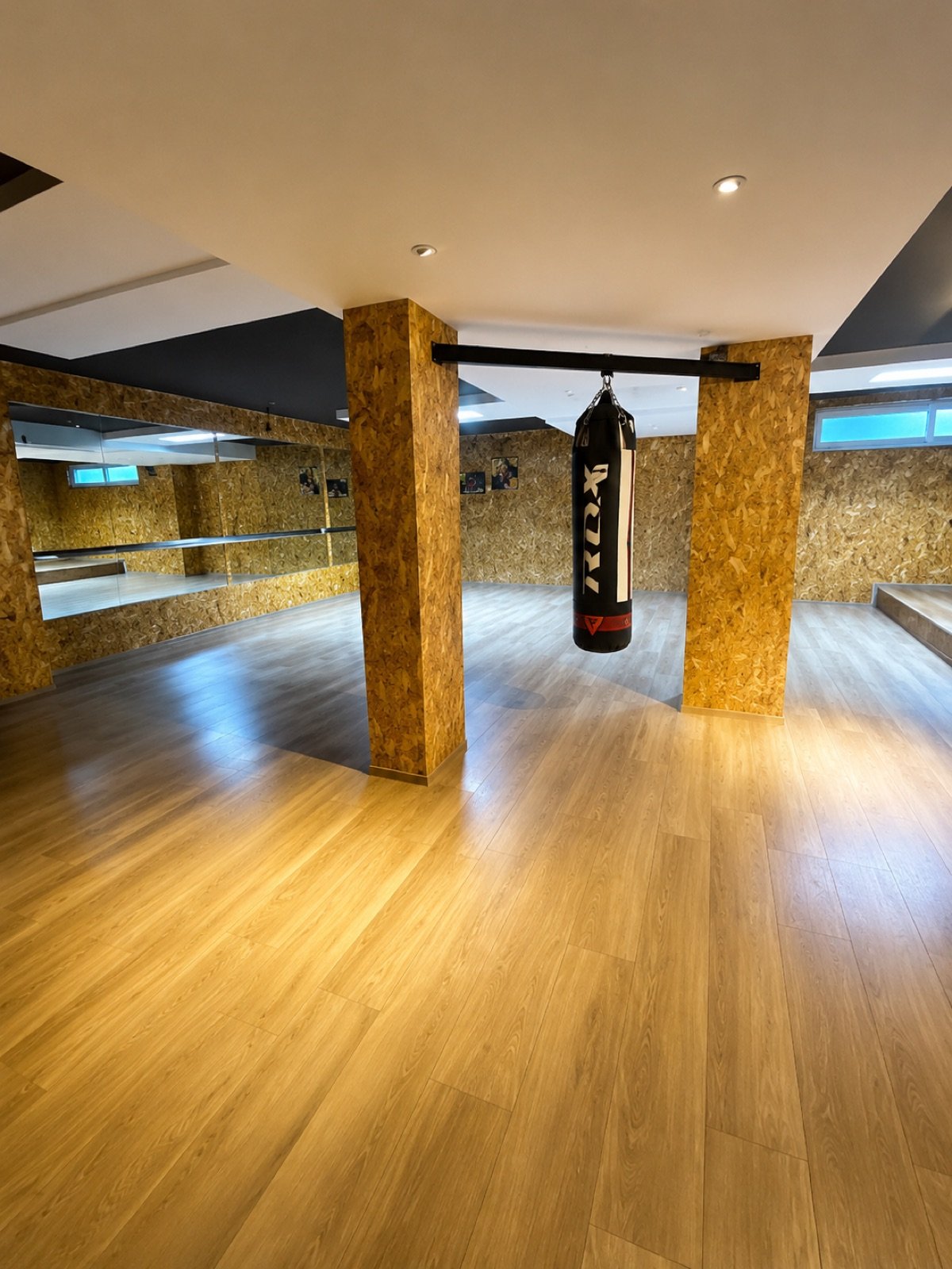 La salle de boxe et de motricité